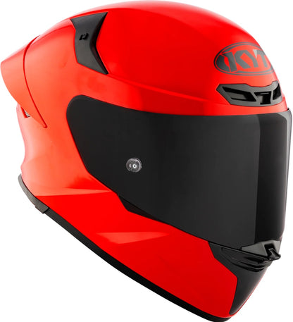 KYT TT Revo Plain Gloss Gara Red Helmet