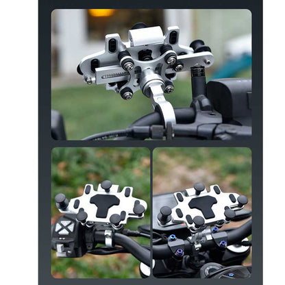 MH Moto Motorcycle 6 Phone Mount, Anti-Shake Aluminum H99