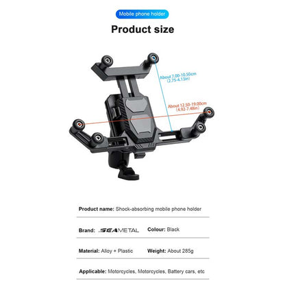 MH Moto Motorcycle Phone Holder 360 Degree