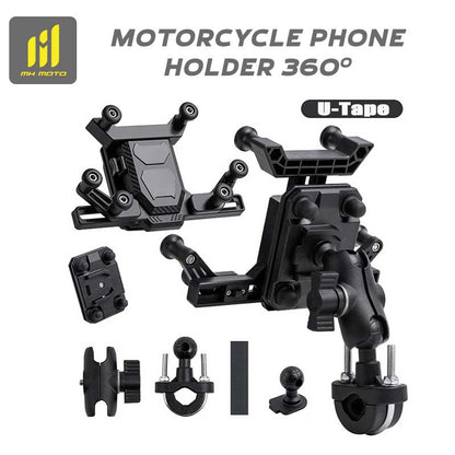 MH Moto Motorcycle Phone Holder 360 Degree