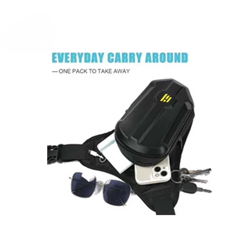 MH Moto Aqua Dry Motorcycle Hard Shell Outdoor Casual Thigh V.02 Bag (WP)