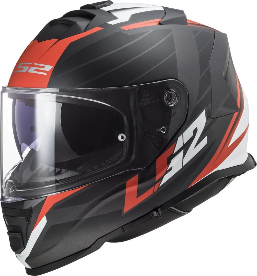 LS2 FF800 Storm II Nerve Gloss Black Red-06 Helmet
