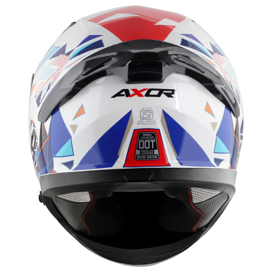 Axor Apex Prism White Blue Helmet