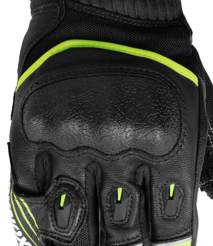 Rynox tornado Pro 4 Black Hiviz Green Gloves