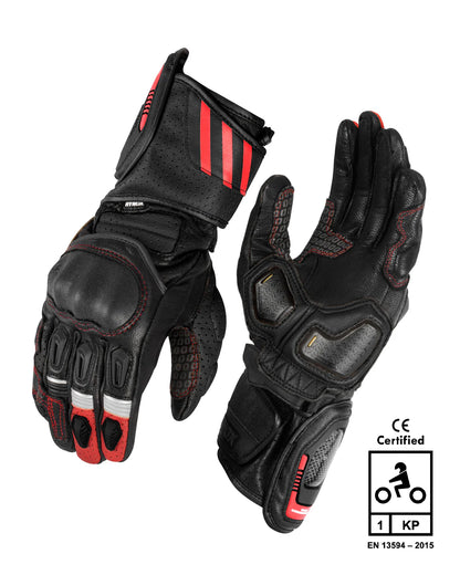 Rynox Storm Evo 3 Red Gloves