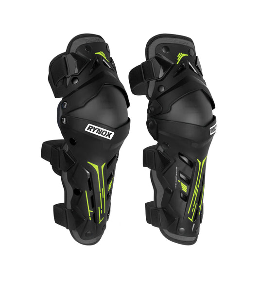 Rynox Bastion Bionic Knee Guards (Hi-viz Green)