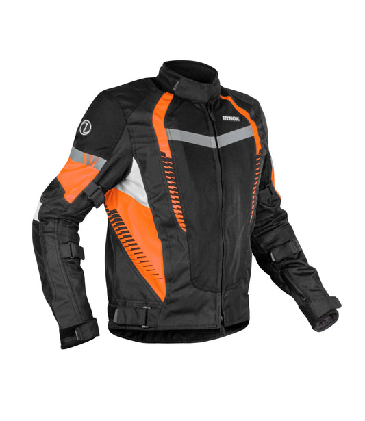 Rynox Tornado Pro 4 Jacket - Ce Certified Class A Orange