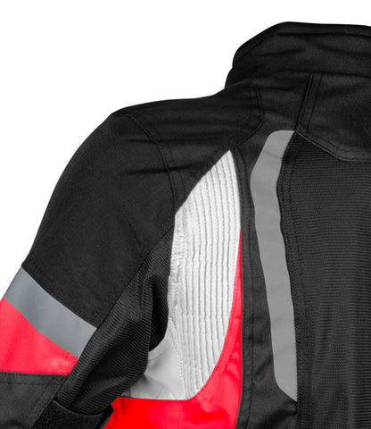 Rynox Tornado Pro 4 Jacket - Ce Certified Class A Red
