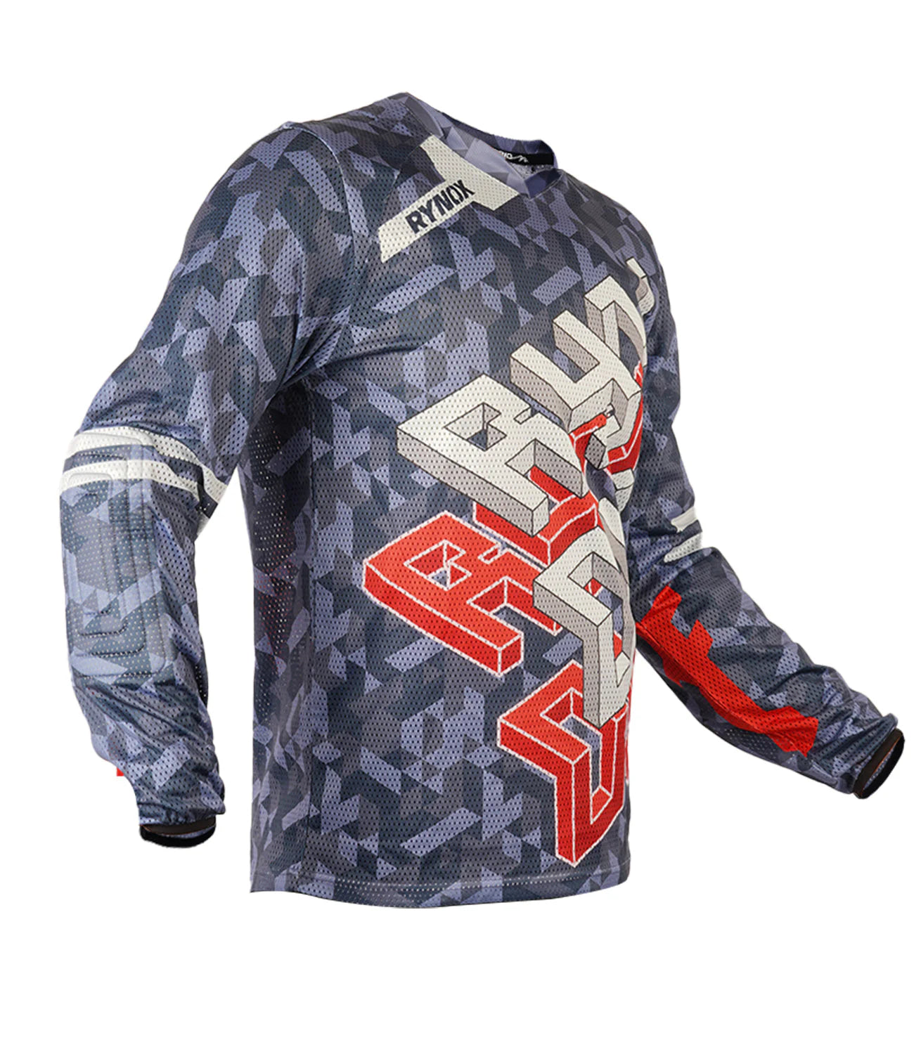 Rynox Fusion Neo Offroad Cyber Red Jersey