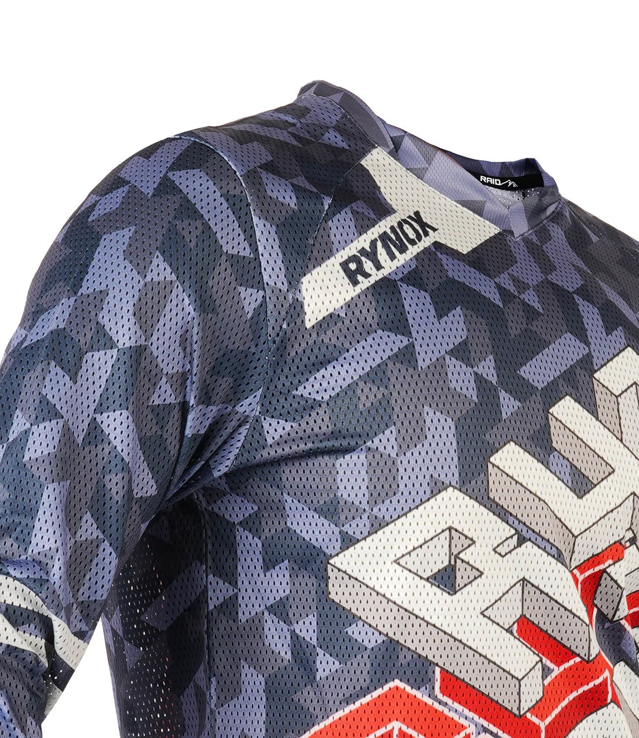 Rynox Fusion Neo Offroad Cyber Red Jersey