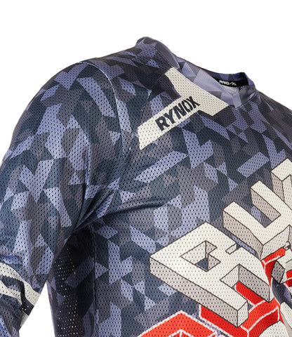 Rynox Fusion Neo Offroad Cyber Red Jersey