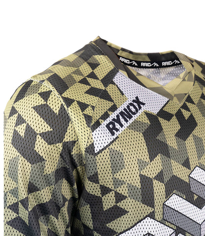 Rynox Fusion Neo Offroad Camo Green Jersey