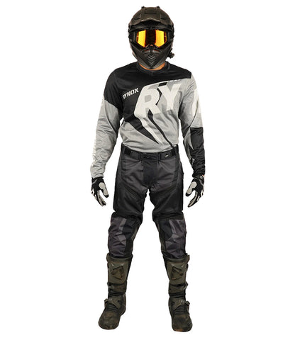 Rynox Switchback Neo Offroad Jersey Black Grey