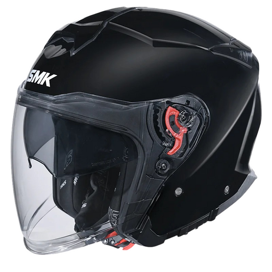SMK GTJ Solid Matt Black Helmet(MA200)