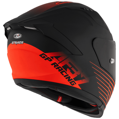 KYT Striker AF37 Livery Matt Black Red Helmet