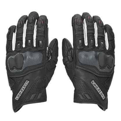 ViaTerra Shifter Black – Short Motorcycle Riding Gloves