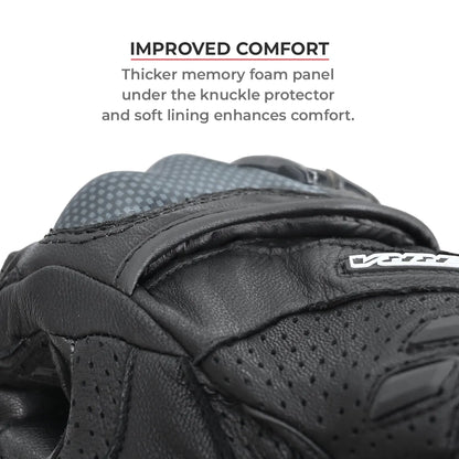ViaTerra Shifter Black – Short Motorcycle Riding Gloves