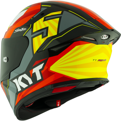 KYT TT Revo Flux JAUME MESIA REPLICA Gloss Helmet