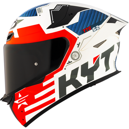 KYT TT Revo Fuselage Red Helmet