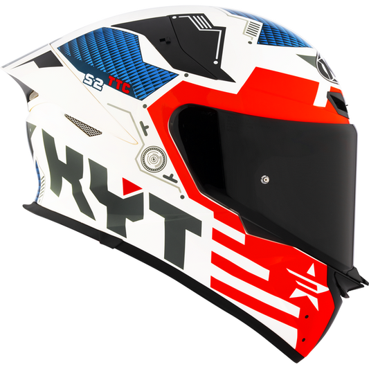 KYT TT Revo Fuselage Red Helmet