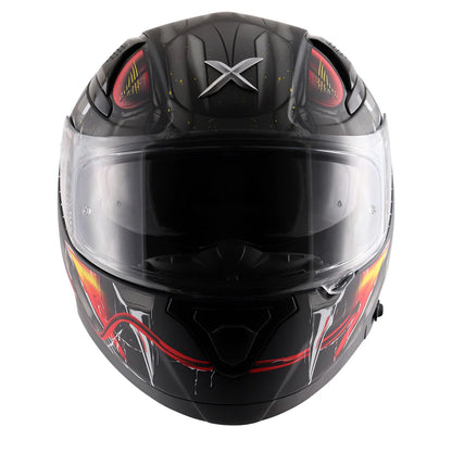 Apex Venomous D/V Gloss Grey Helmet