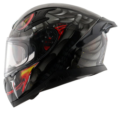 Apex Venomous D/V Gloss Grey Helmet