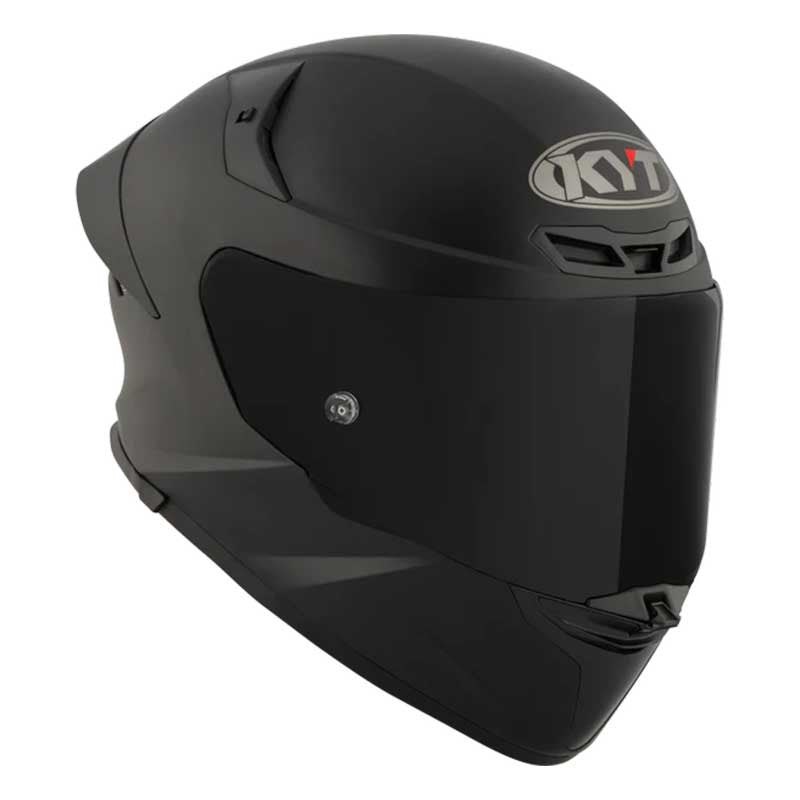 KYT TT Revo Plain Black Matt Helmet
