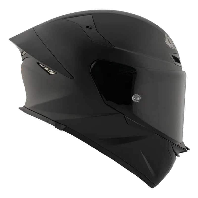 KYT TT Revo Plain Black Matt Helmet