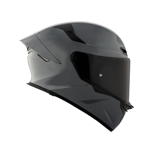 KYT TT Revo Plain GRL Grey Matt Helmet