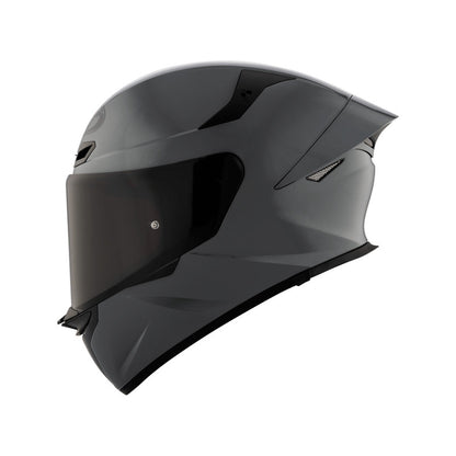 KYT TT Revo Plain GRL Grey Matt Helmet