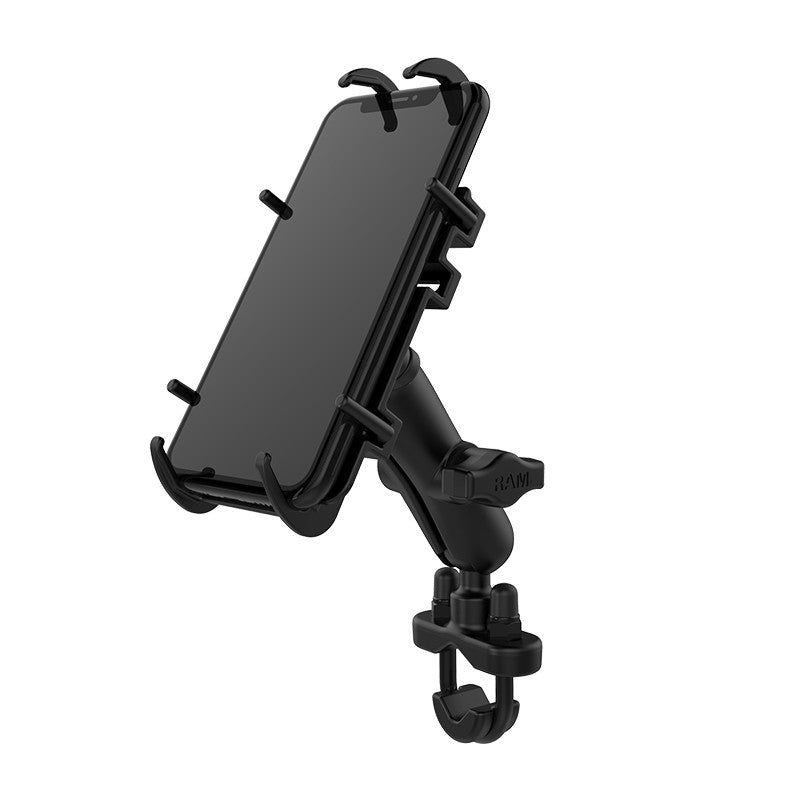 RAM® Quick-Grip™ Phone Mount with Handlebar U-Bolt Base