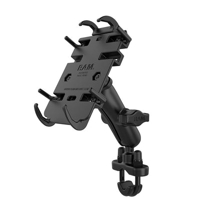 RAM® Quick-Grip™ Phone Mount with Handlebar U-Bolt Base