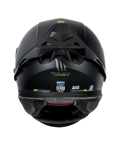 MT Thunder3 Pro Solid MATT Black Helmet