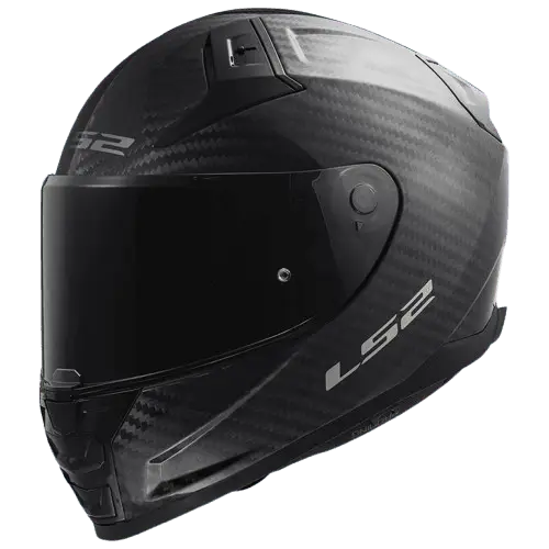 LS2 FF811 Vector II Carbon Solid Gloss Black Dual Visor Helmets
