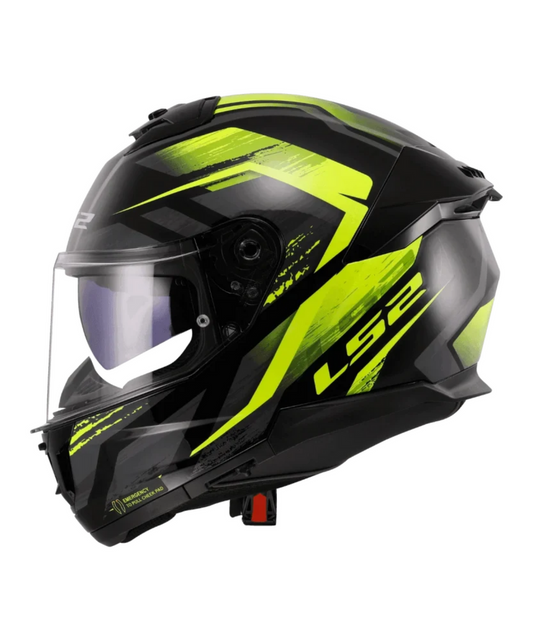 LS2 FF320 STREAM II FURY GLOSS  Black HI VIZ Yellow -06