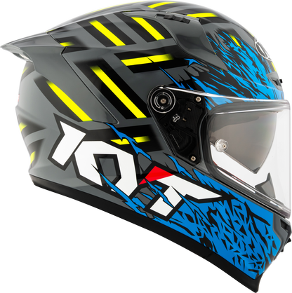 KYT STRIKER 2SV FLAMINGGLOSS GREY BLUE