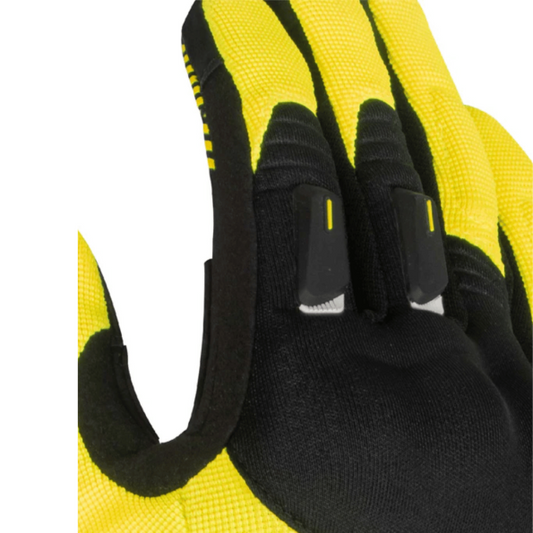 Rynox Helium GT Black Yellow Gloves