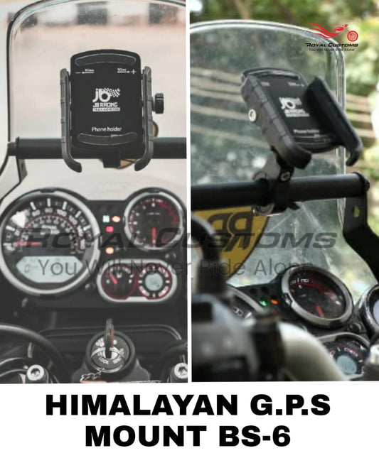 Royal Customs GPS Mount for Himalayan BS4/BS6
