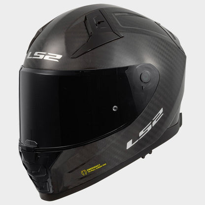 LS2 FF811 Vector II Carbon Solid Gloss Black Dual Visor Helmets