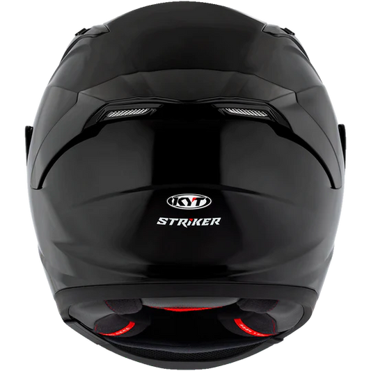KYT Striker 2V Plain Gloss Black Helmet - AH Helmets