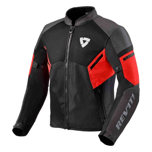Rev'it! GT-R Air 3 Mesh Black Neon Red Jacket