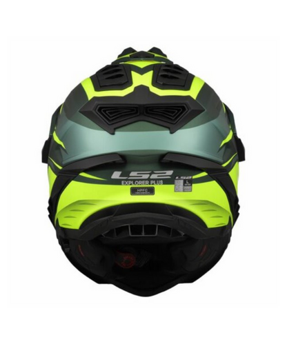 LS2 MX701 EXPLORER Spire  Gloss Hi Viz Green Helmets